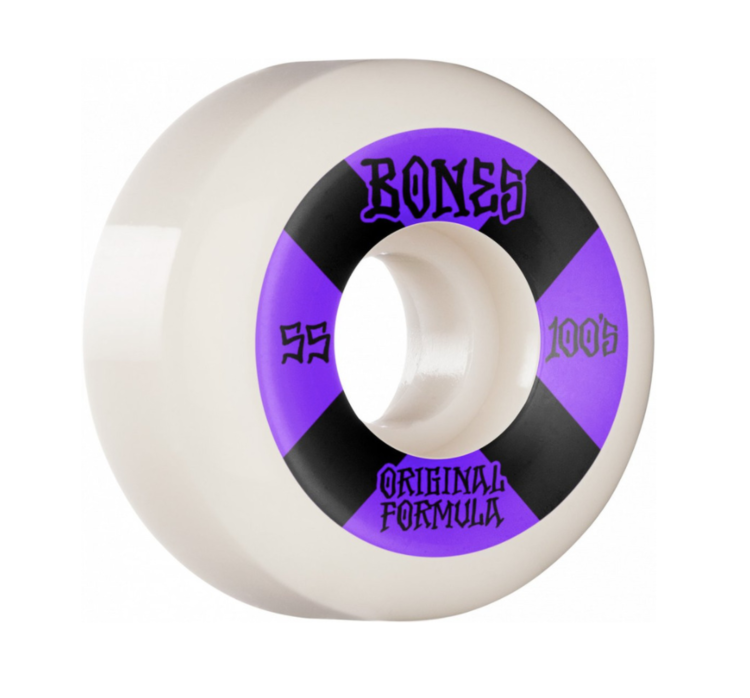 BONES BONES PRICE POINT WHEELS V5 SIDECUTS 100'S WHITE 55MM