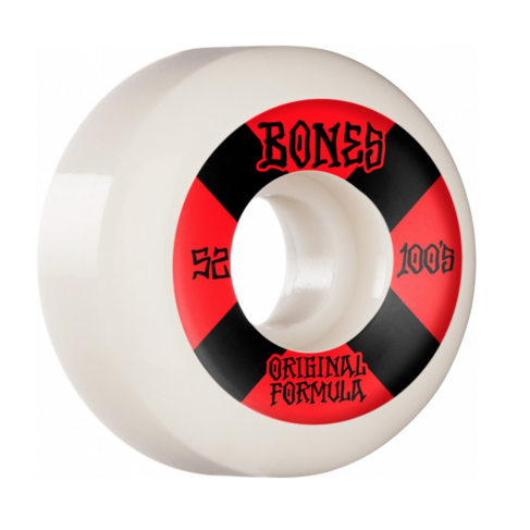 BONES BONES PRICE POINT WHEELS V5 SIDECUTS 100'S WHITE 52MM
