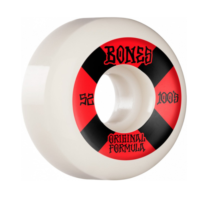 BONES BONES PRICE POINT WHEELS V5 SIDECUTS 100'S WHITE 52MM