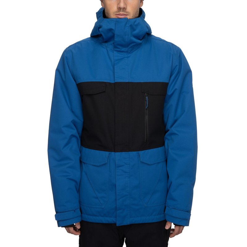 686 686 MENS INFINITY INSULATED JACKET CLASSIC BLUE CLRBLK