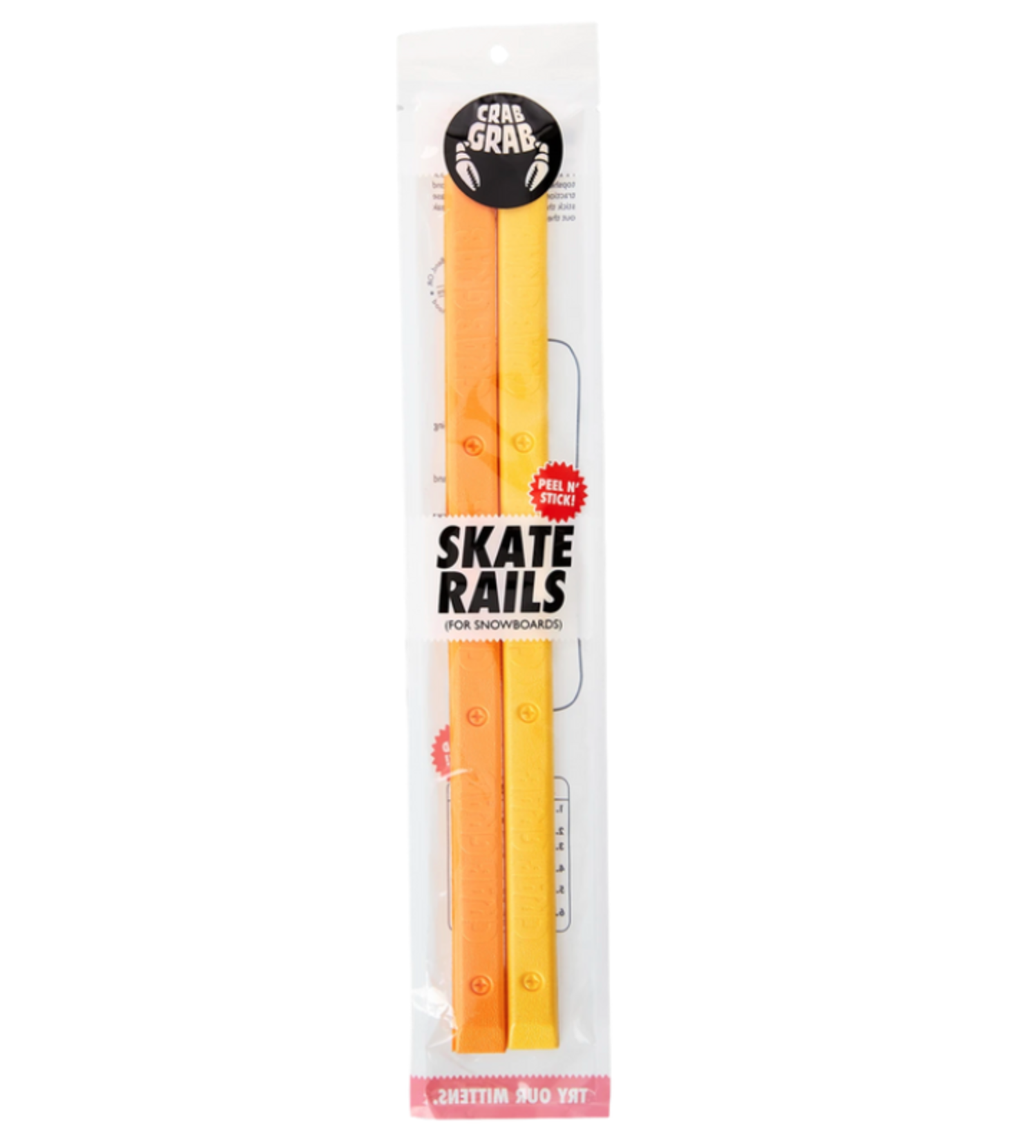 CRAB GRAB SKATE RAILS TRACTION ORANGE JUICE Industry Skate & Snow