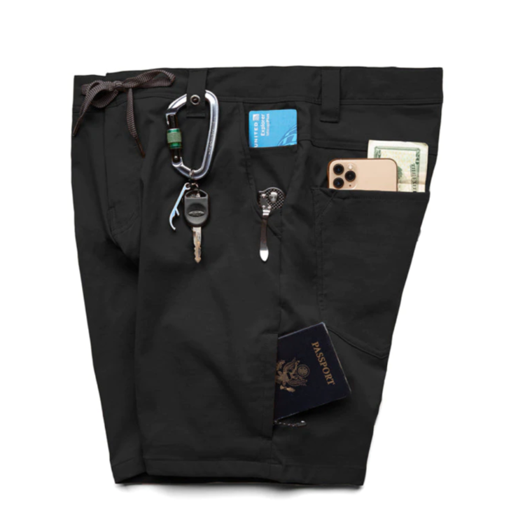 686 686 EVERYWHERE HYBRID SHORT RELAXED  BLACK