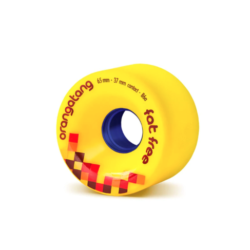 Orangatang ORANGATANG WHEELS FAT FREE YELLOW 86a 65mm