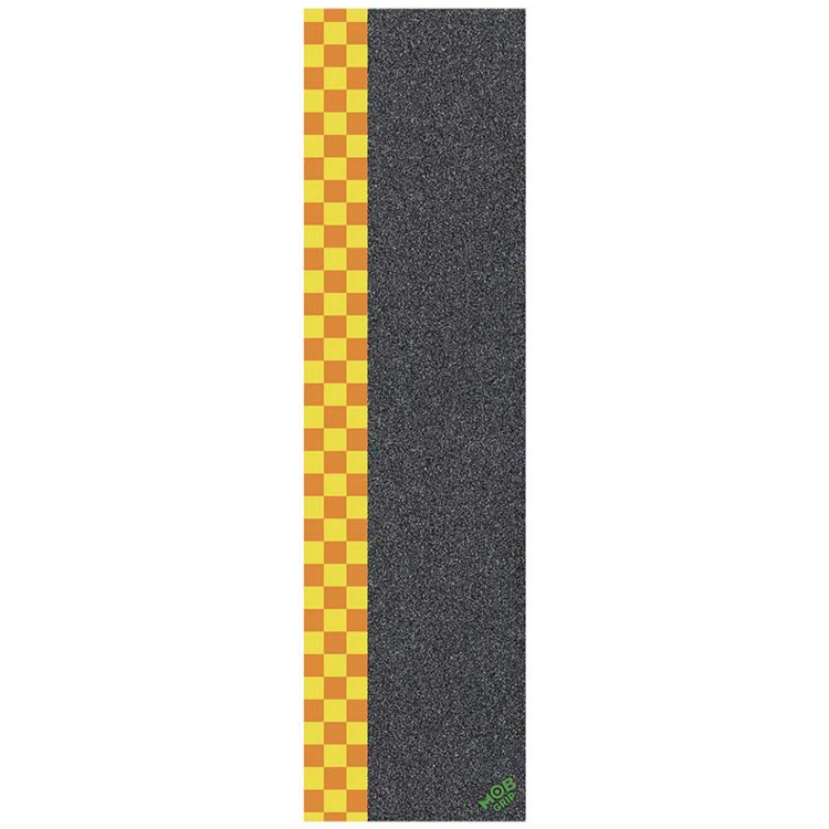MOB MOB GRIP SHEET CHECKER STRIP YELLOW/ORANGE