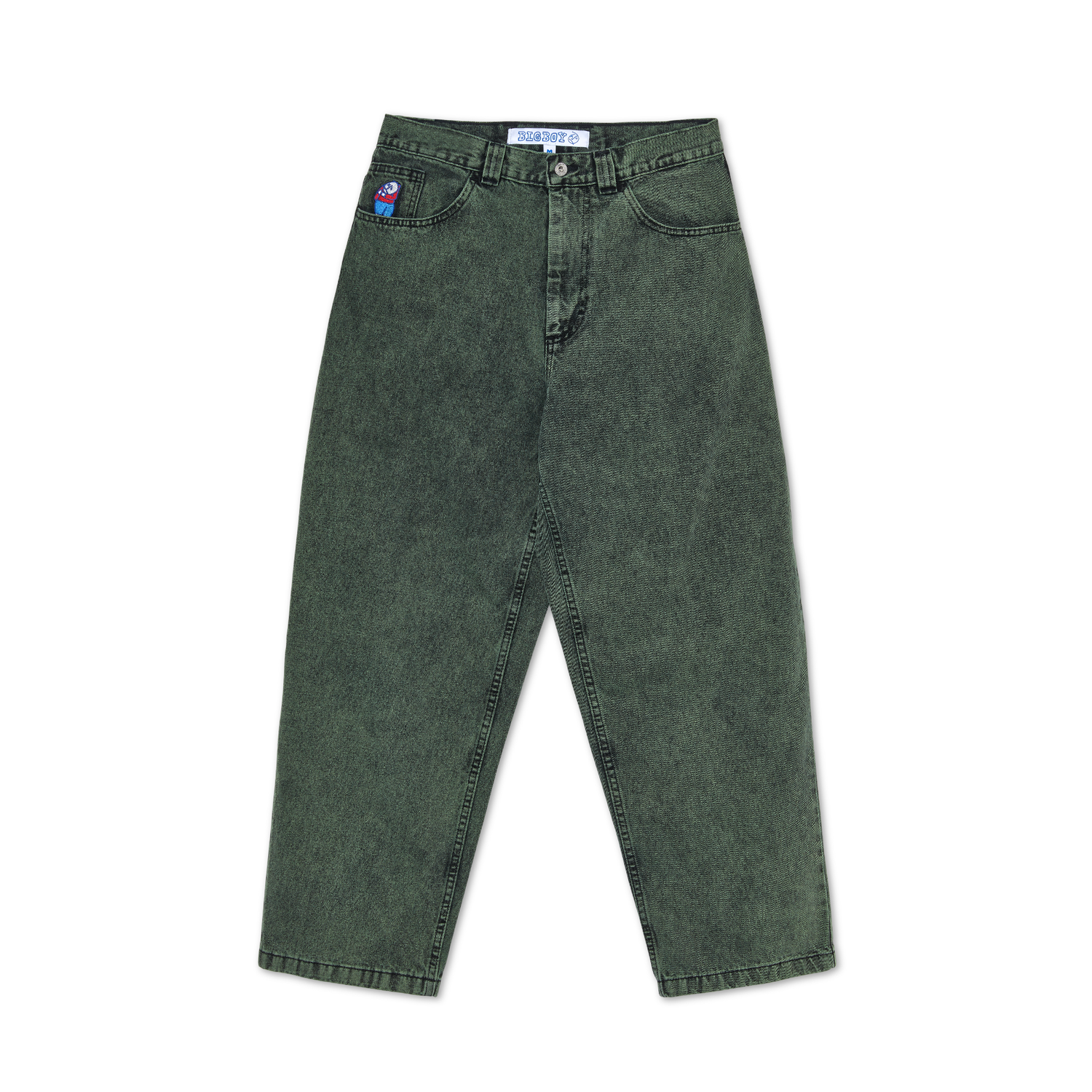 polar skateデニム Mサイズ　TEAL BLACK 緑　グリーン POLAR SKATE CO. 