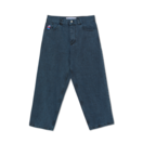 POLAR DENIM BIG BOY JEANS CYAN BLACK - Industry Skate