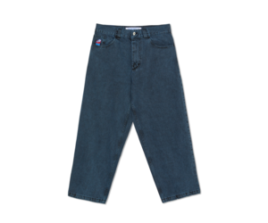 POLAR DENIM BIG BOY JEANS CYAN BLACK - Industry Skate