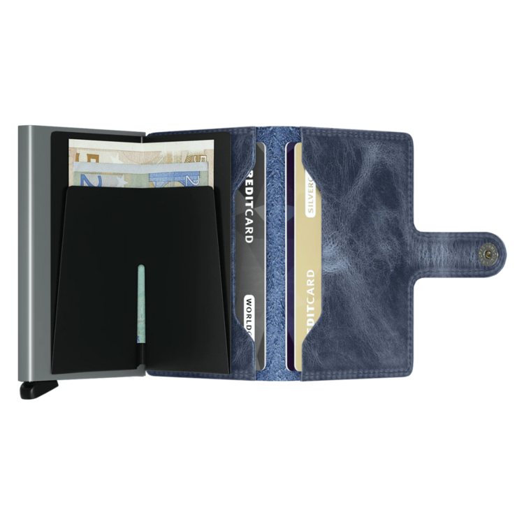 Secrid SECRID MINIWALLET VINTAGE BLUE
