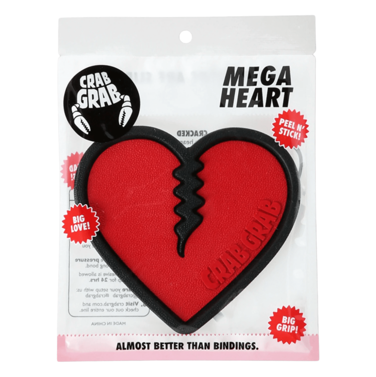 CRAB GRAB CRAB GRAB MEGA HEART BLACK RED