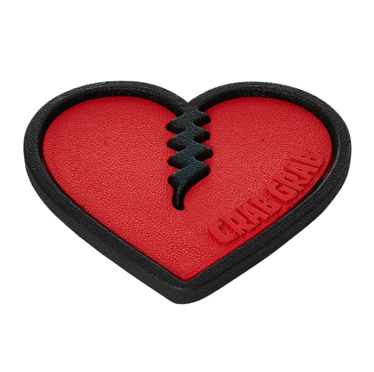 CRAB GRAB CRAB GRAB MEGA HEART BLACK RED
