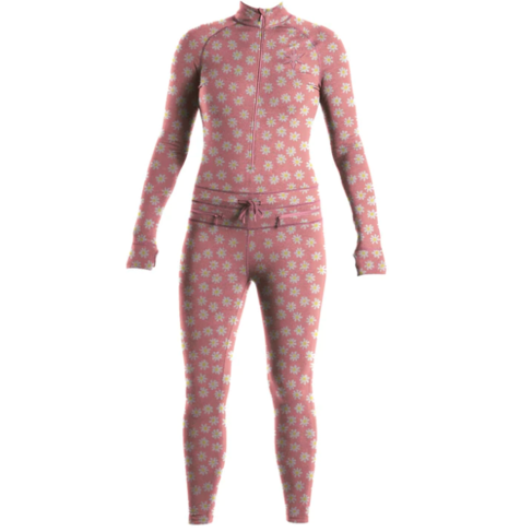 Airblaster Airblaster Women's Hoodless Ninja Suit-Rose Quartz Daisy