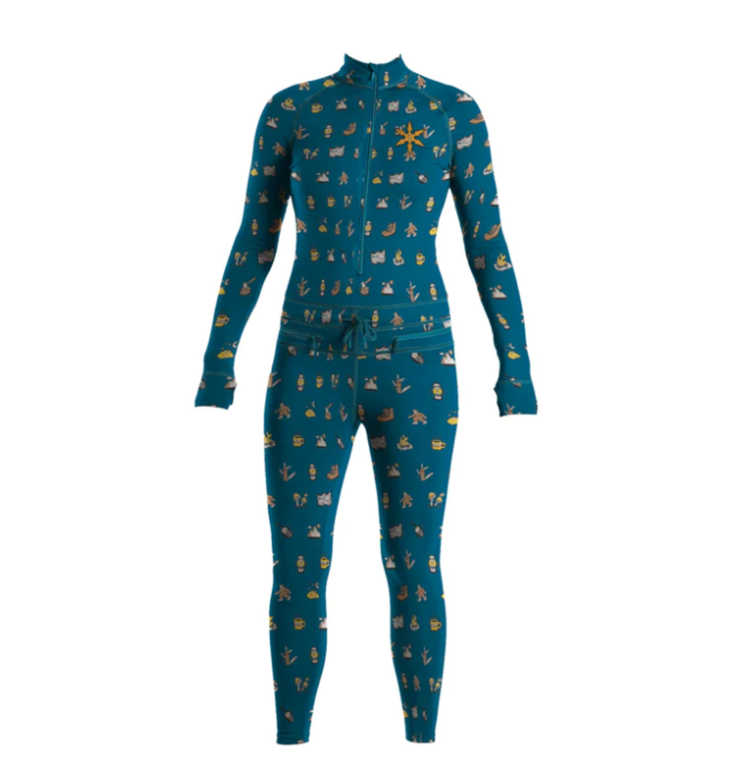 Airblaster Women s Hoodless Ninja Suit Teal Camp Industry Skate