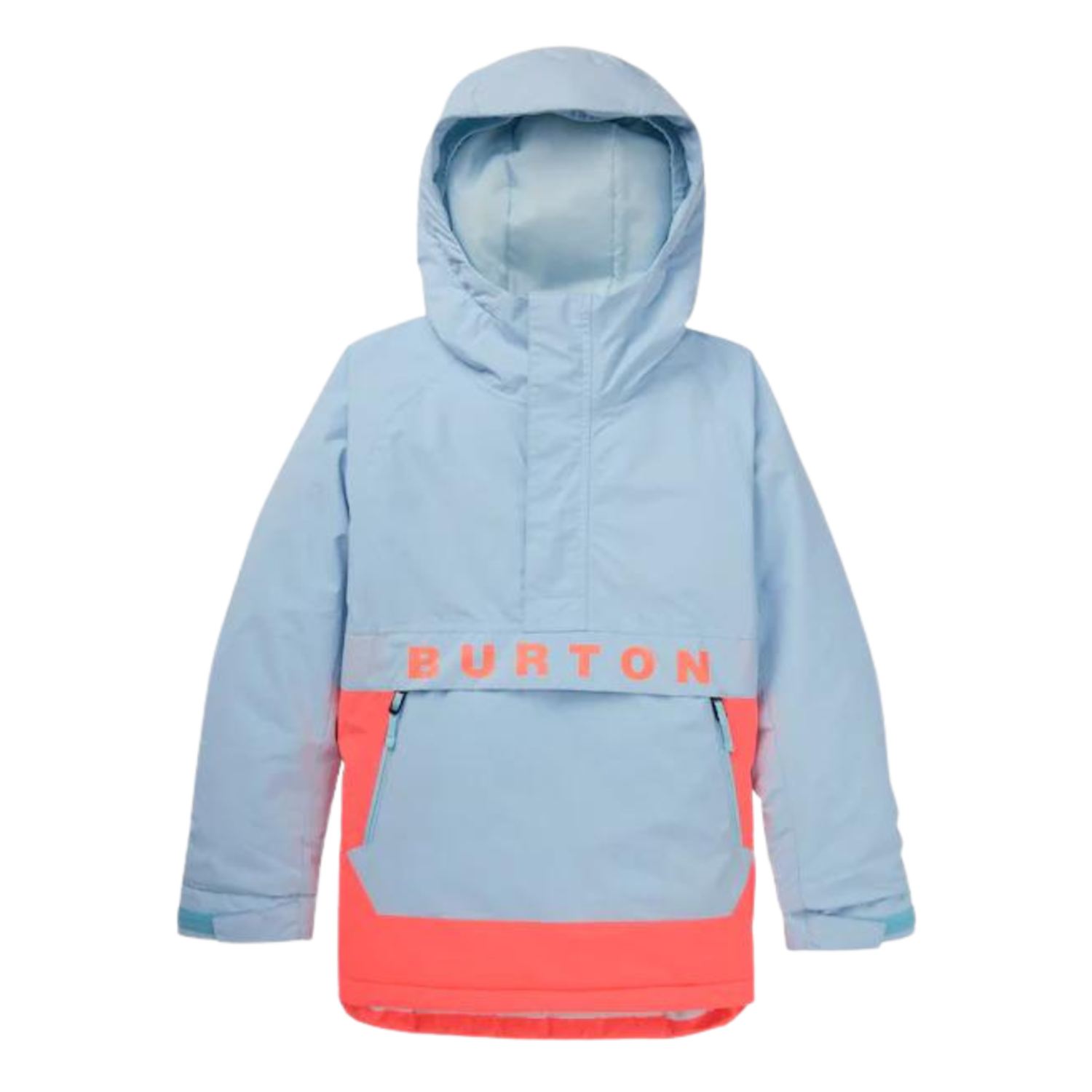 Burton K Frostner 2L Anorak Jacket Ballad Blue Tetra Orange