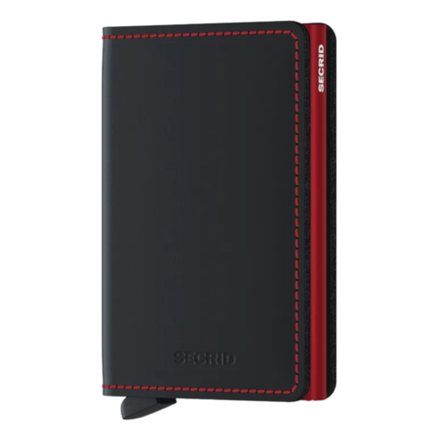 Secrid SECRID SLIMWALLET MATTE BLACK RED