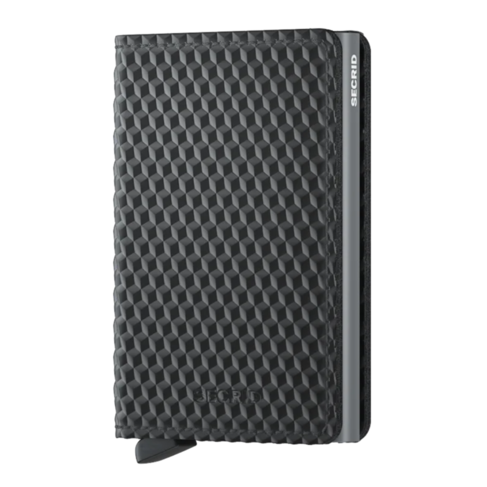 Secrid SECRID SLIMWALLET CUBIC BLACK TITANIUM