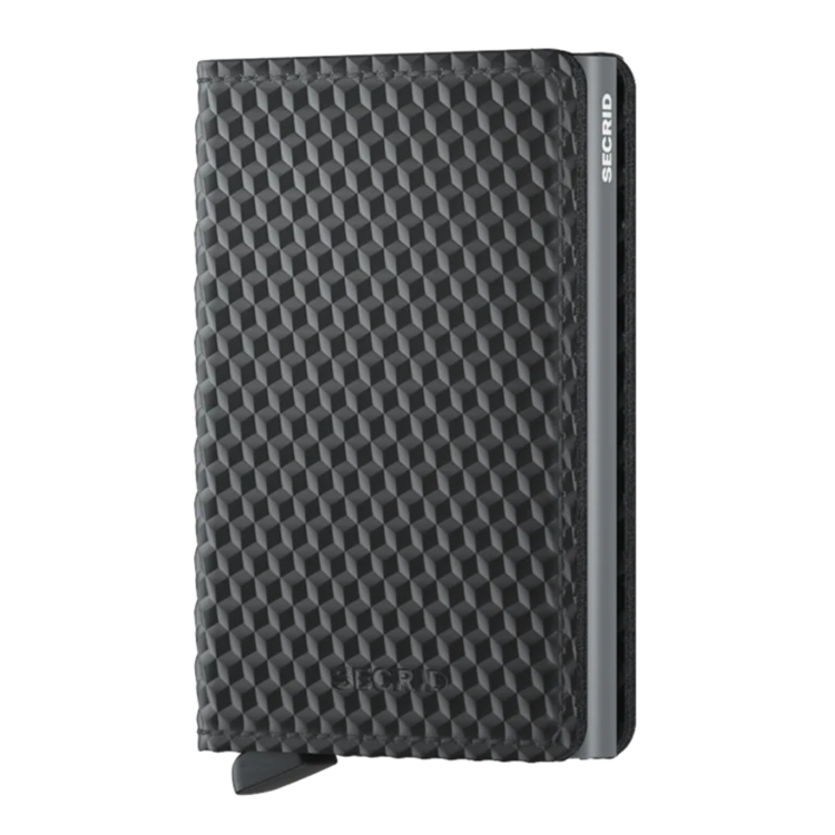 Secrid SECRID SLIMWALLET CUBIC BLACK TITANIUM