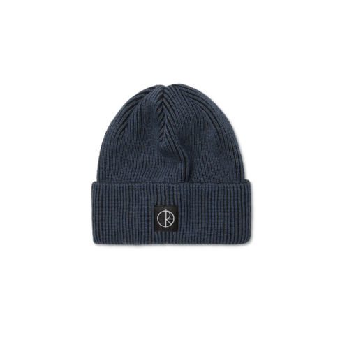 Polar POLAR LINES MERINO BEANIE - GREY BLUE