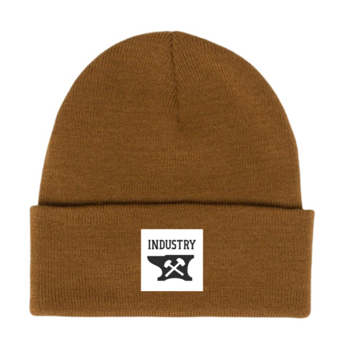 Industry INDUSTRY BROWN BEANIE