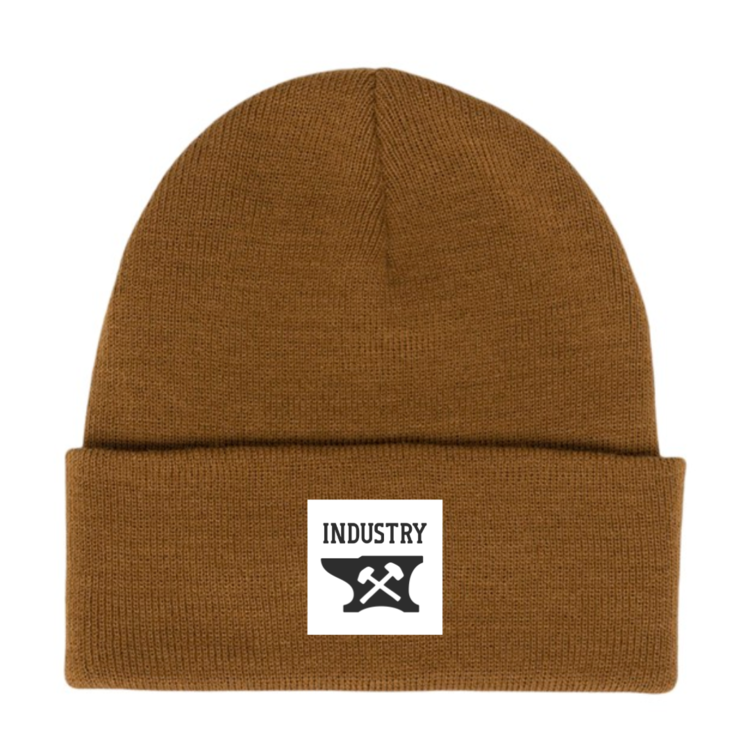 Industry INDUSTRY BROWN BEANIE