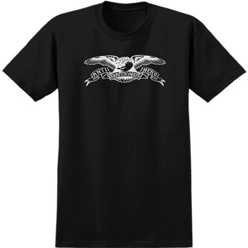 ANTIHERO BASIC EAGLE T-SHIRT BLACK  WHITE TINTED