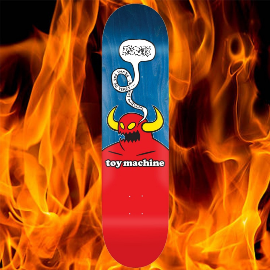TOY MACHINE X INDUSTRY MONSTER DECK Industry Skate & Snow