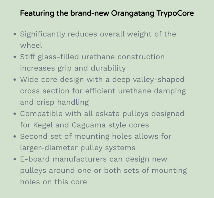 Orangatang ORANGATANG WHEELS DAD BOD ORANGE 80A 105MM