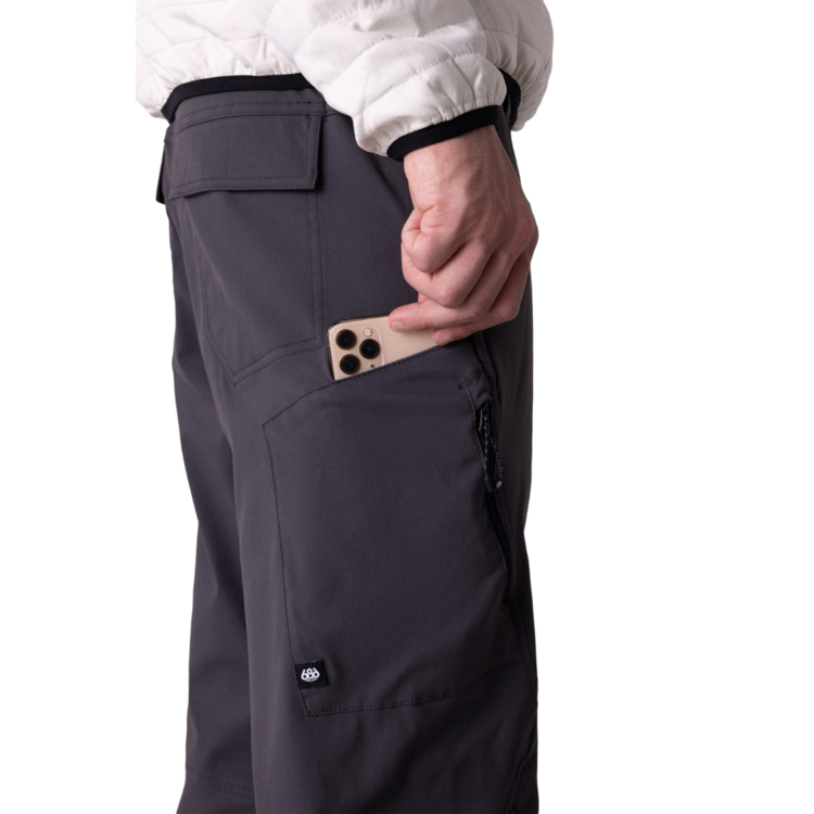 686 686 MENS ANYTHING CARGO PANT RELAXED CHARCOAL