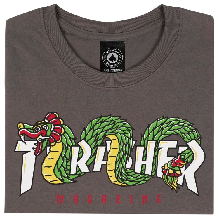 Thrasher THRASHER AZTEC TEE CHARCOAL