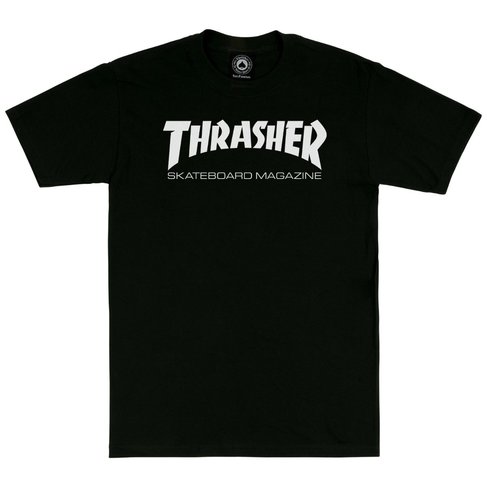 THRASHER SKATE MAG TEE BLACK
