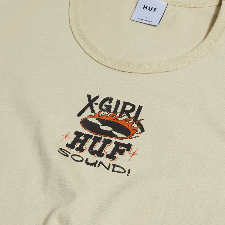 HUF HUF W RUDIE BABY TEE STONE