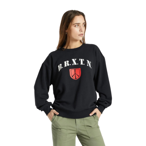 Brixton Brixton PEACE SHIELD W CREW BLACK