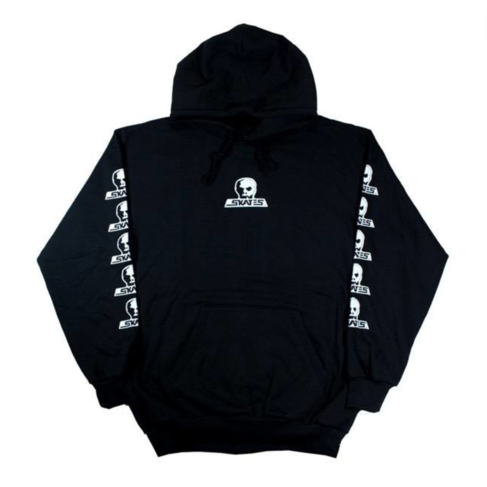 SKULL SKATES SKULL SKATES HOOD SKULL LOGO BLACK