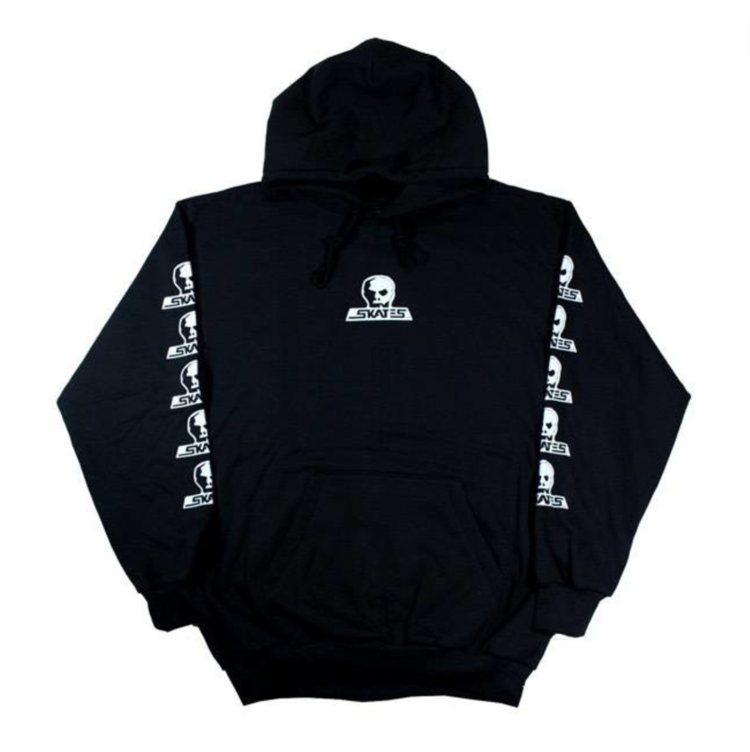 SKULL SKATES SKULL SKATES HOOD SKULL LOGO BLACK