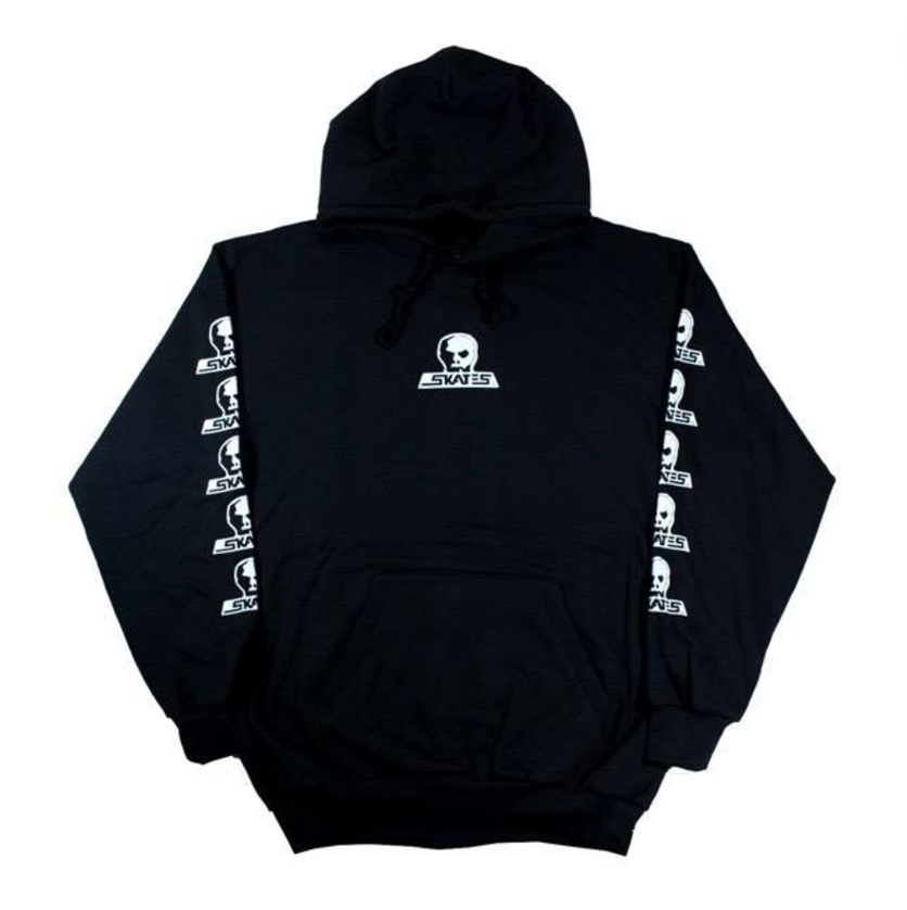 SKULL SKATES HOOD SKULL LOGO BLACK - Industry Skate & Snow