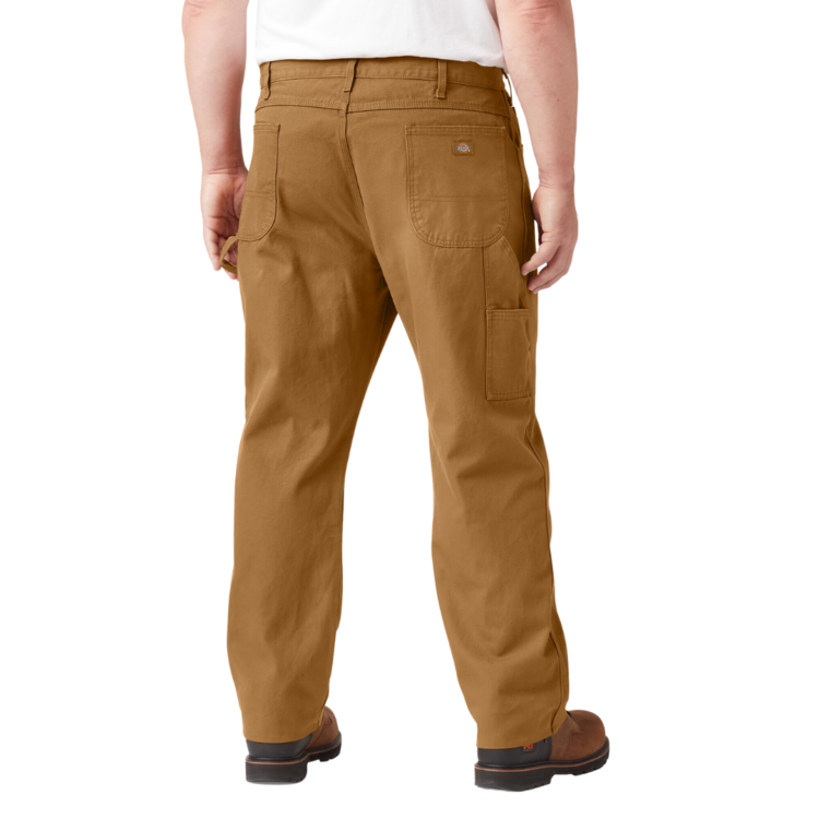 DICKIES DICKIES MENS RELAXED FIT DUCK CARPENTER PANT BROWN