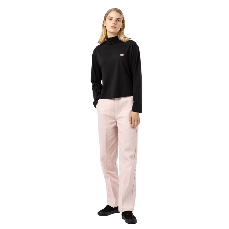 DICKIES DICKIES WOMENS MAPLETON HIGH NECK L/S TEE KNIT BLACK