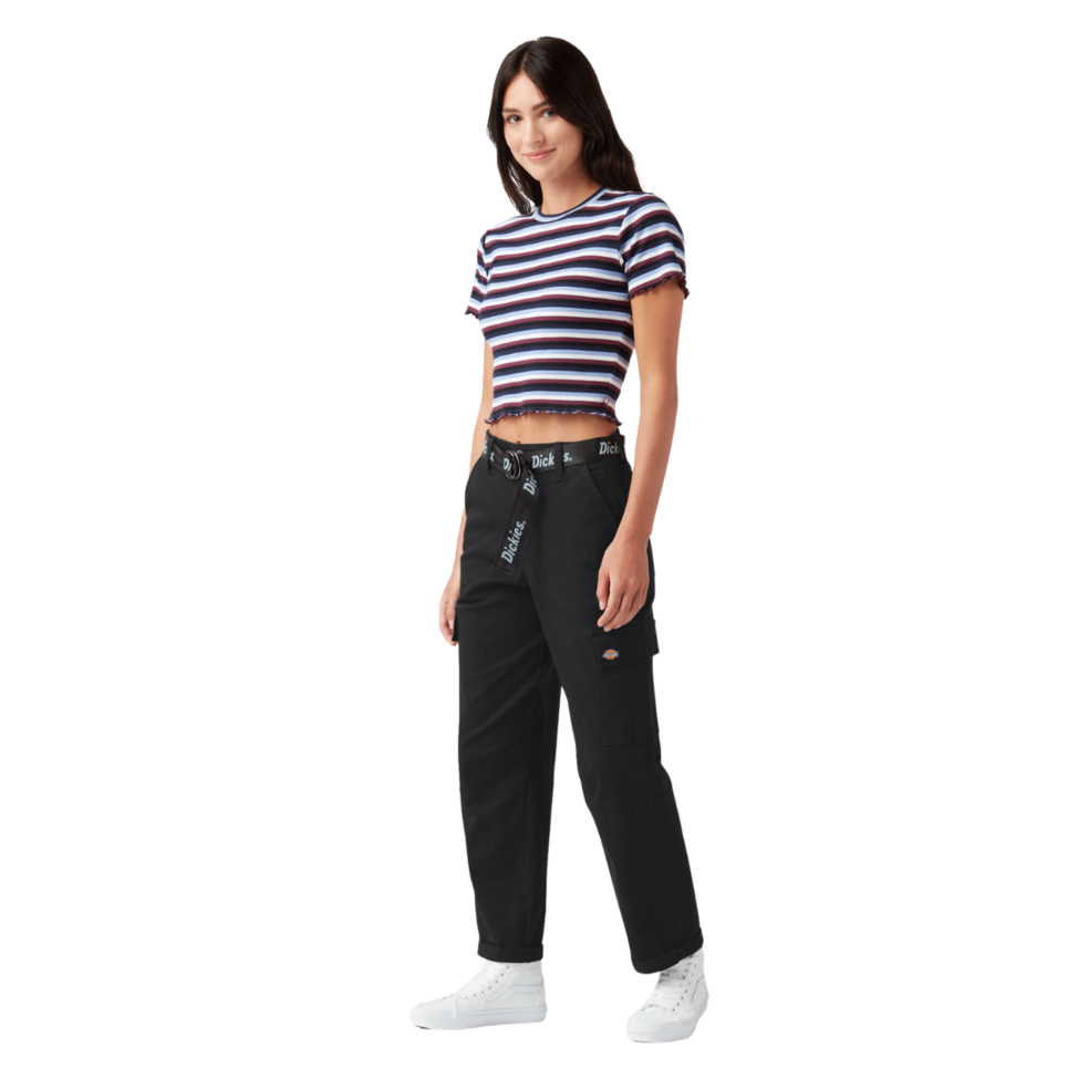 Dickies Belted Black Cargo Pants