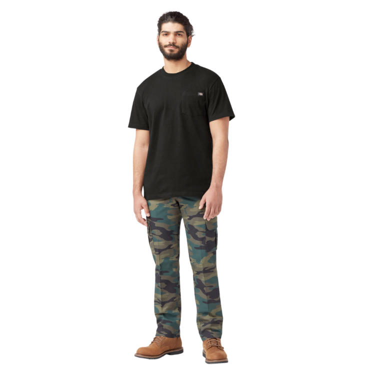 DICKIES DICKIES MENS SKATEBOARDING HEAVYWEIGHT S/S POCKET TEE KNIT BLACK