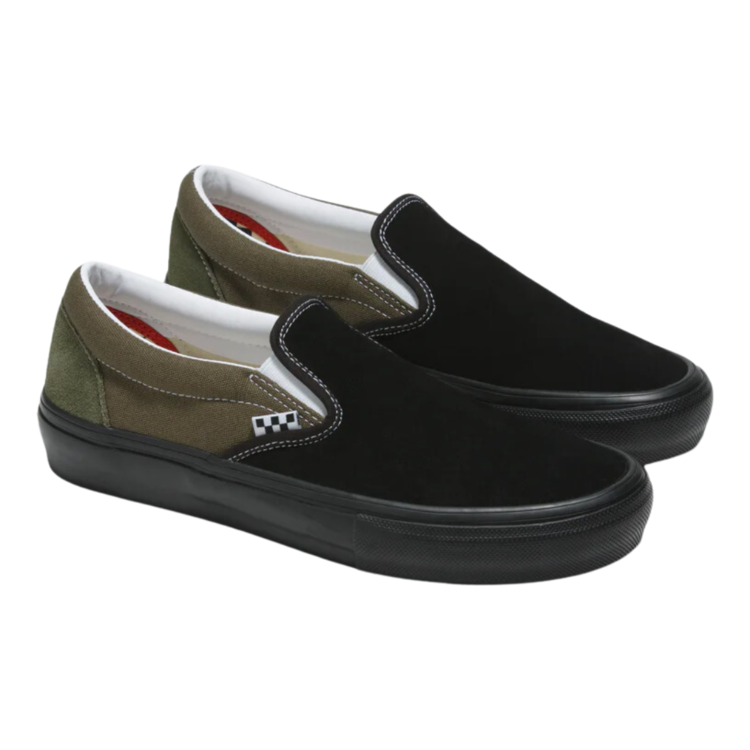 Vans Vans M SKATE SLIP-ON BLACK/GRAPE LEAF