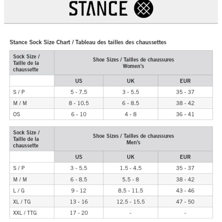 Stance STANCE WO ANYTHING NO SHOW BLACK