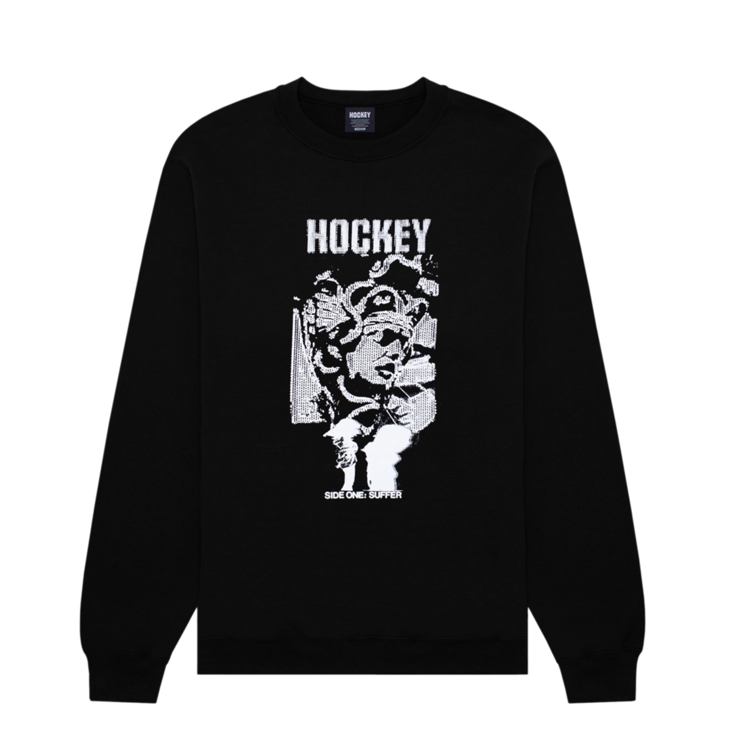 HOCKEY GOD OF SUFFER 2 CREWNECK BLACK - Industry Skate & Snow