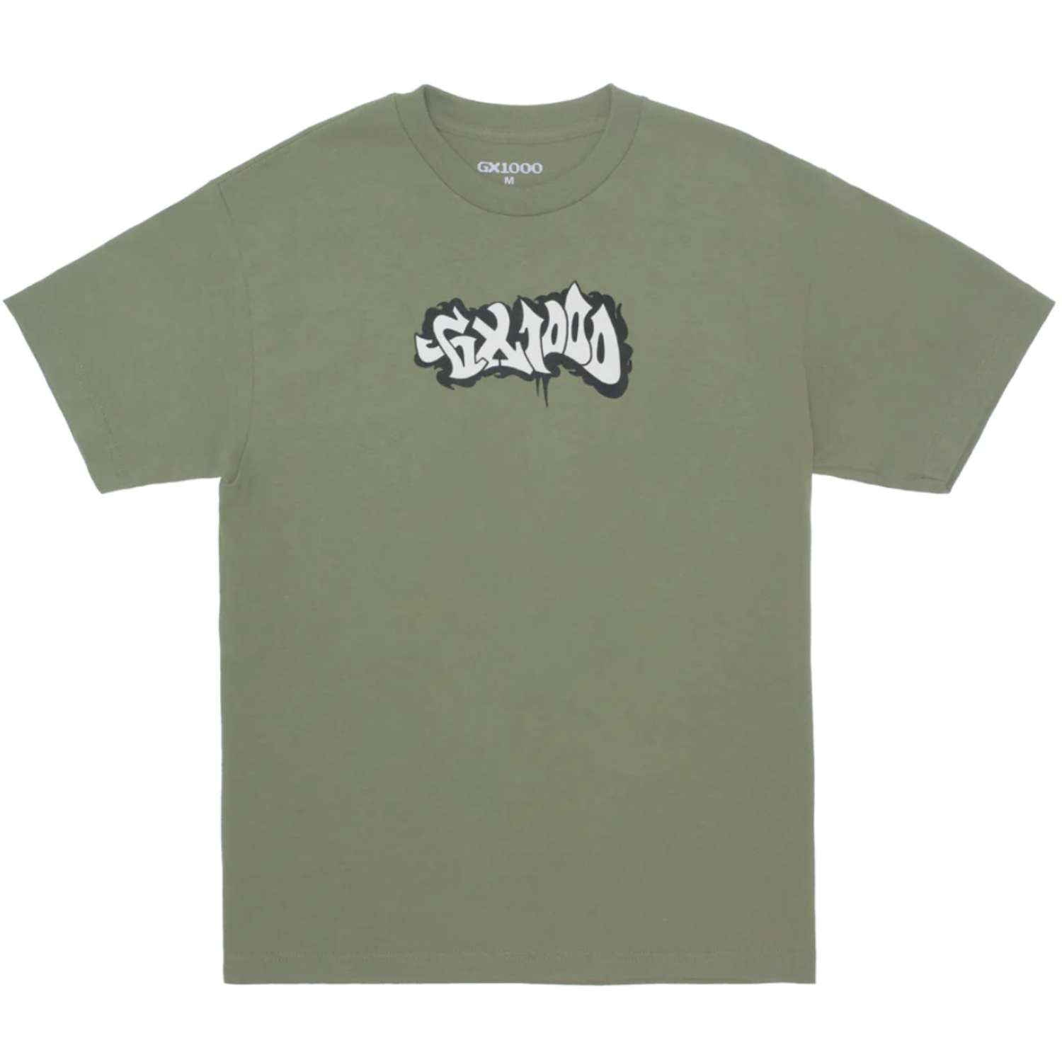 【GX1000】PSP Tee / ARMY GREEN GX1000 THROWIE TEE MILITARY GREEN - Industry Skate & Snow