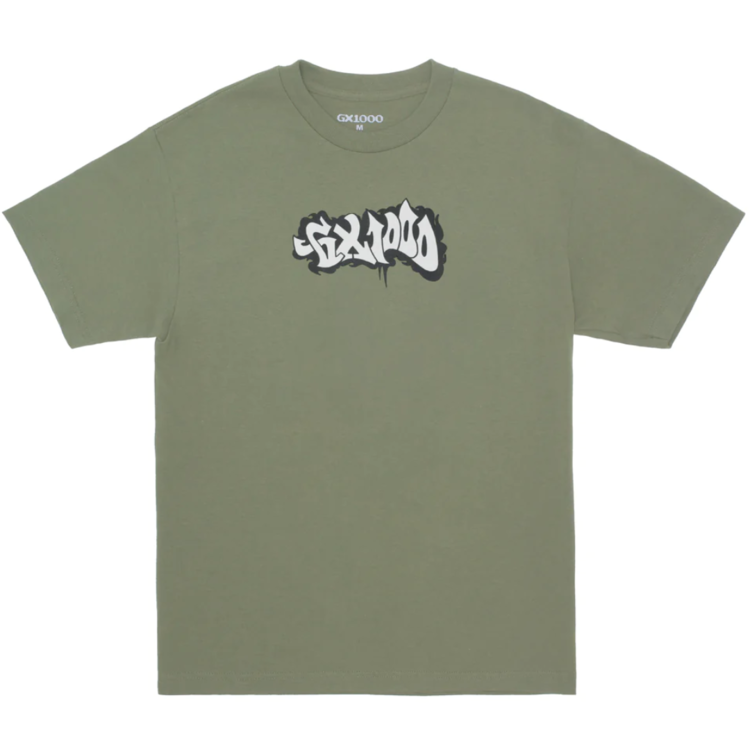 GX1000 GX1000 THROWIE TEE MILITARY GREEN