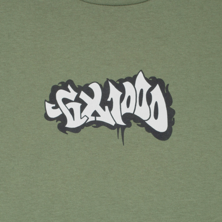 GX1000 GX1000 THROWIE TEE MILITARY GREEN