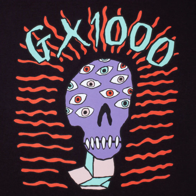 GX1000 GX1000 MELTDOWN TEE BLACK
