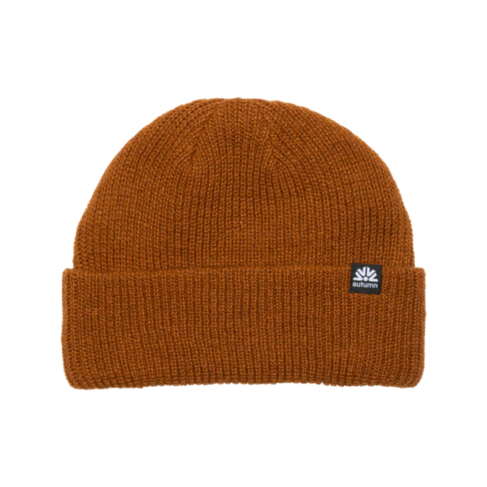 AUTUMN Autumn SIMPLE BEANIE WORK BROWN