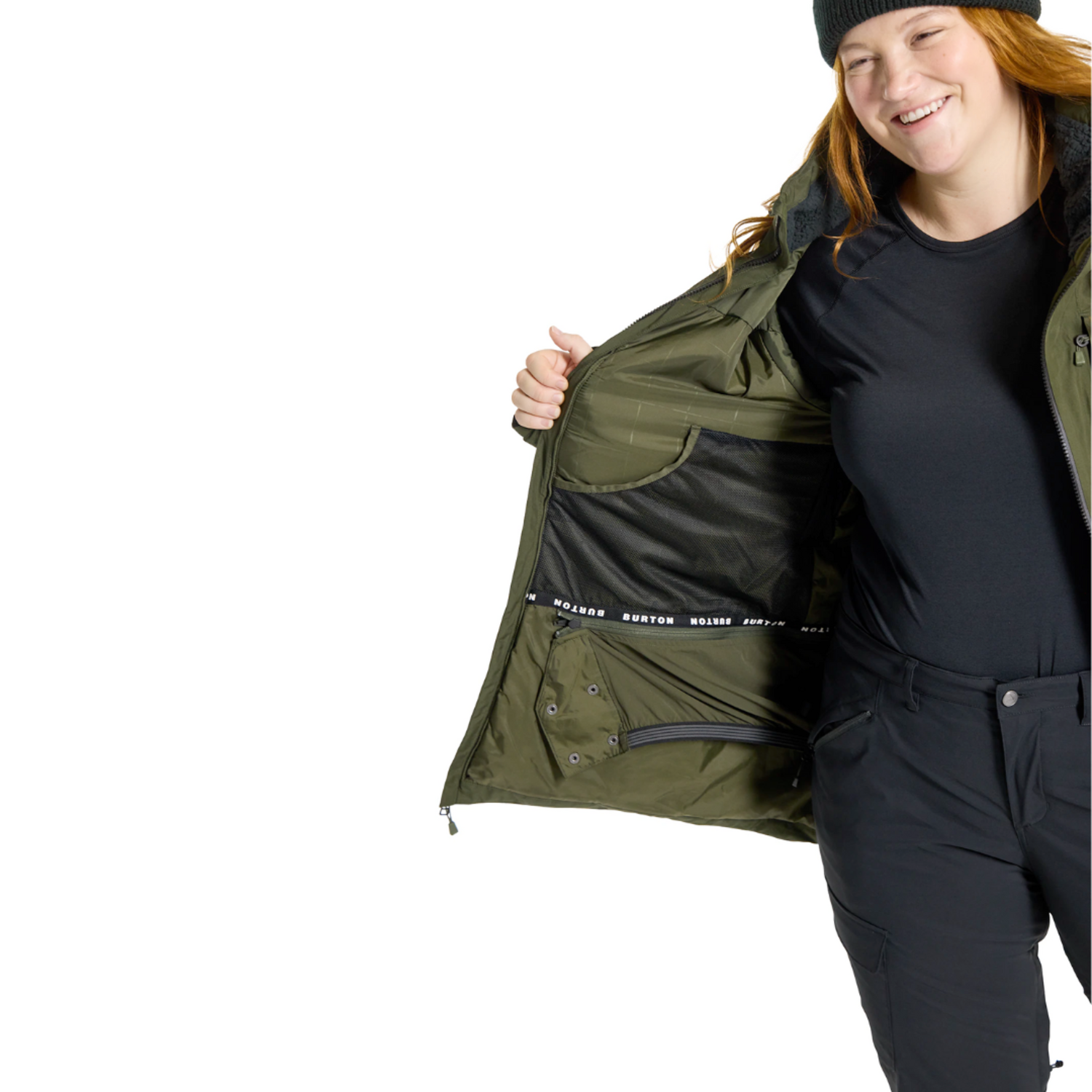 Burton Women's Pillowline GORE-TEX 2L Jacket Forest Night Burton Women's Pillowline GORE-TEX 2L Jacket Forest Night