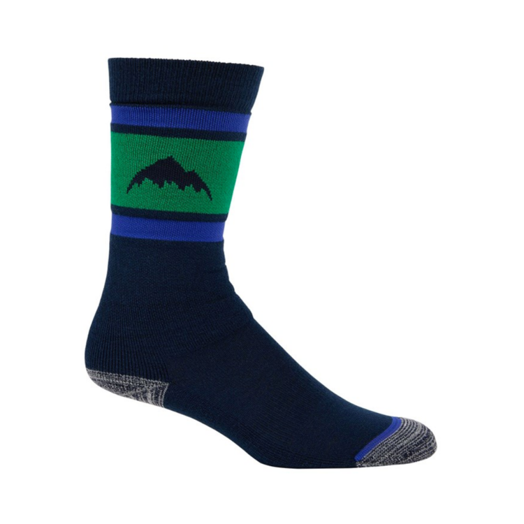 Burton Burton Kids' Weekend Midweight Socks 2-Pack Galaxy Green