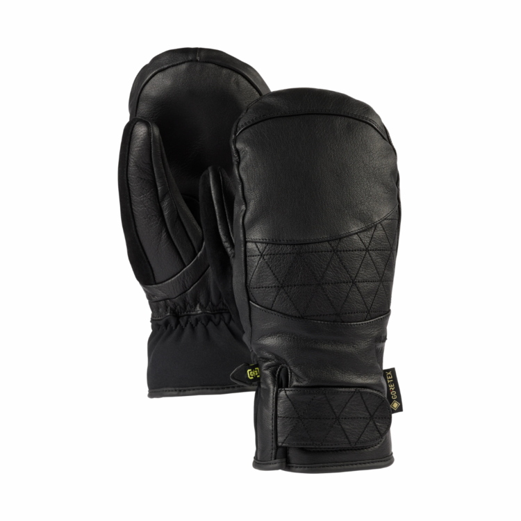 Burton Burton Women's Gondy GORE-TEX Leather Mittens TRUE BLACK