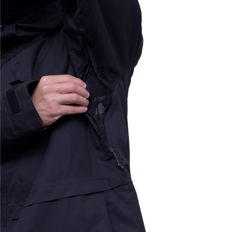 686 686 MENS SMARTY FORM JACKET BLACK
